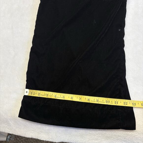 Universal Thread High Rise Extra Wide Leg Velvet Cargo Pants Black Womens Size L - Picture 15 of 15